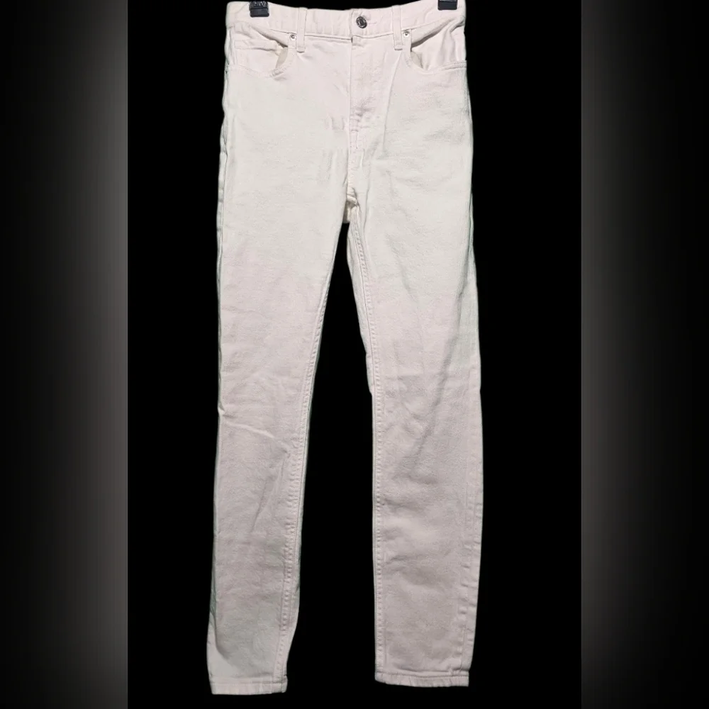 Everlane Women's Skinny White Jeans Size 28 Waist 28 Inseam EUC - Picture 3 of 4